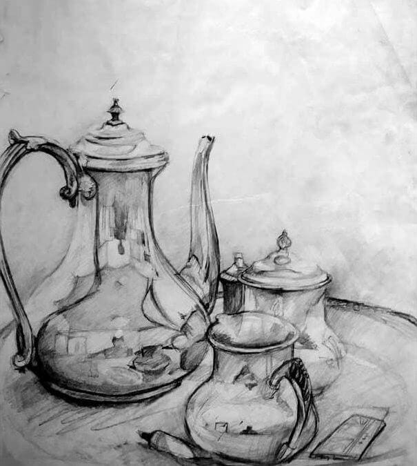 Silver Water Pitcher